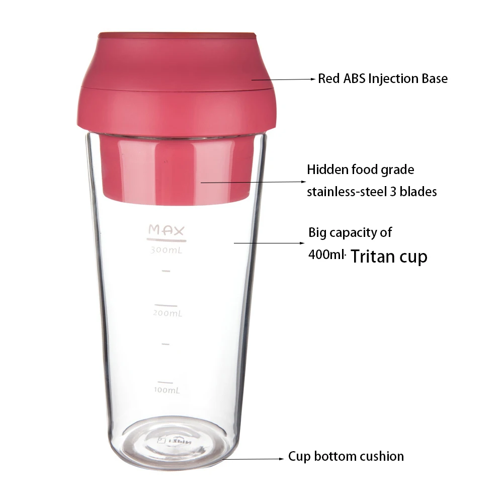 &Electric Cordless USB Recharg - Portable Blender Usb Rechargeable 评论和价格